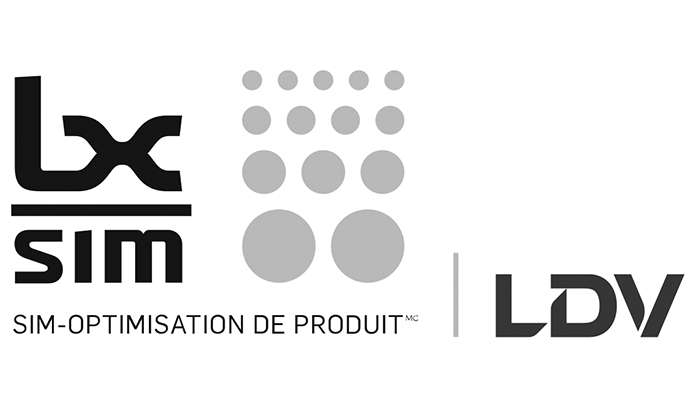LXSIM Logo Grayscale